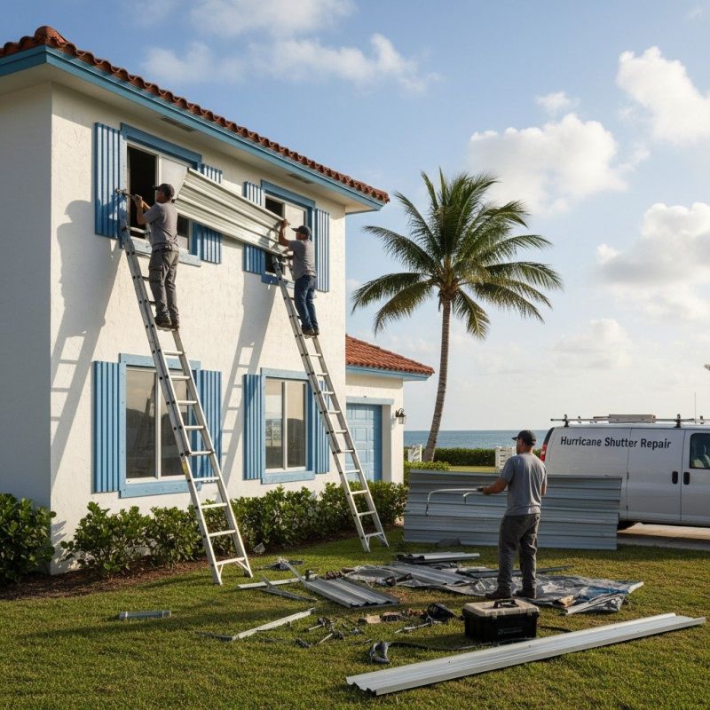 Storm Shutter Installation