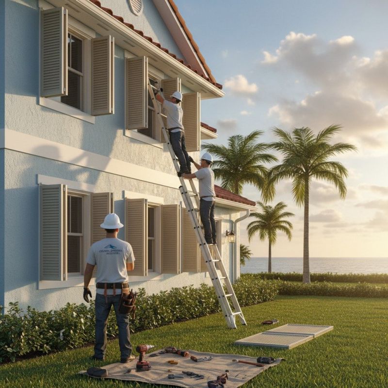 Storm Shutter Installation